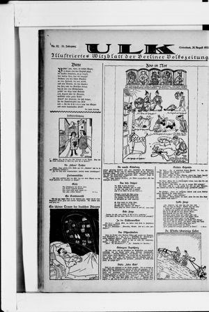 Berliner Volkszeitung vom 26.08.1922