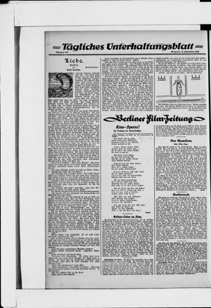 Berliner Volkszeitung vom 13.09.1922