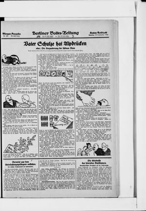 Berliner Volkszeitung vom 24.09.1922