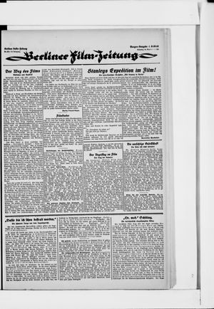 Berliner Volkszeitung on Sep 26, 1922
