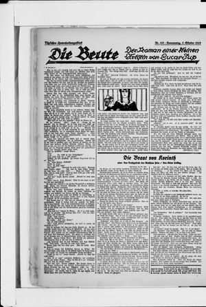 Berliner Volkszeitung vom 05.10.1922