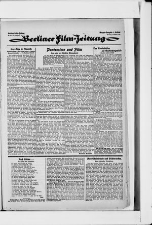 Berliner Volkszeitung vom 05.10.1922