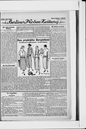 Berliner Volkszeitung vom 08.10.1922