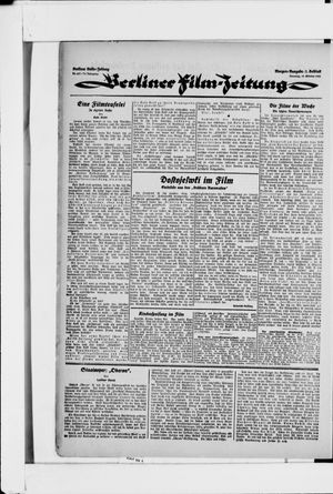 Berliner Volkszeitung vom 10.10.1922