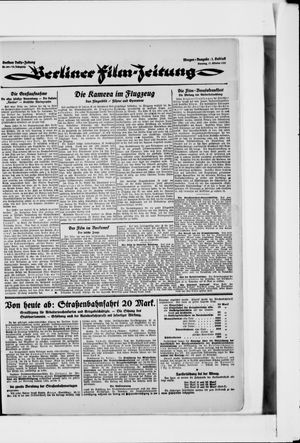 Berliner Volkszeitung vom 17.10.1922