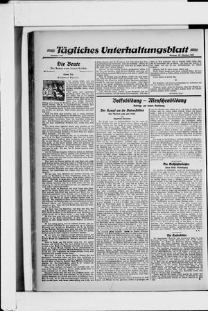 Berliner Volkszeitung vom 30.10.1922