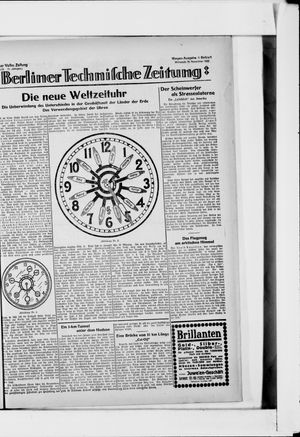 Berliner Volkszeitung vom 15.11.1922