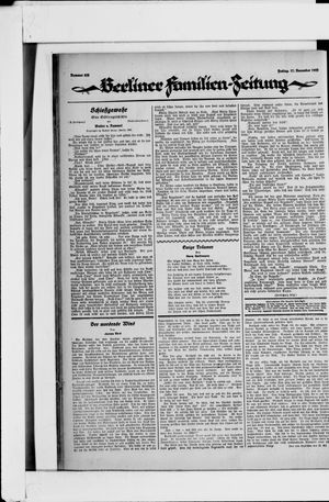 Berliner Volkszeitung vom 17.11.1922