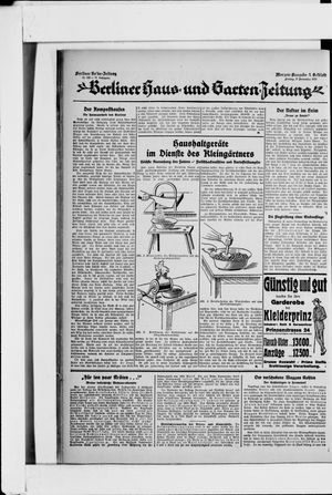 Berliner Volkszeitung vom 17.11.1922