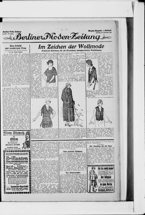 Berliner Volkszeitung vom 26.11.1922