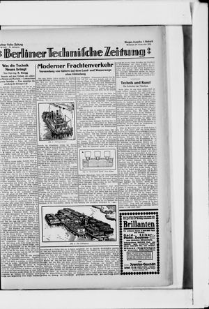 Berliner Volkszeitung vom 29.11.1922