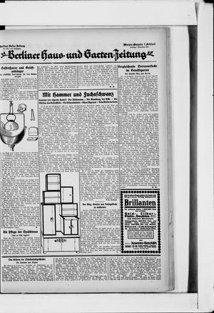Berliner Volkszeitung vom 01.12.1922