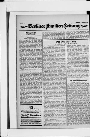 Berliner Volkszeitung vom 02.12.1922