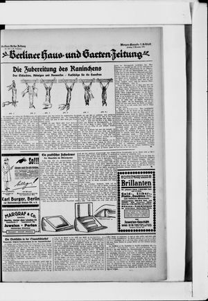 Berliner Volkszeitung vom 08.12.1922