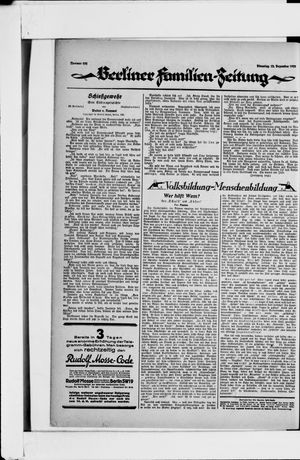 Berliner Volkszeitung vom 12.12.1922
