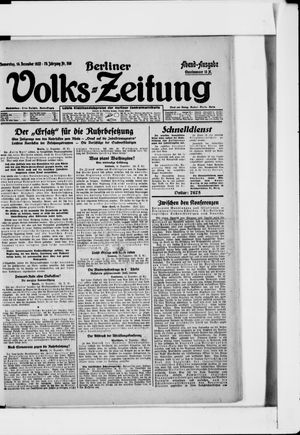 Berliner Volkszeitung vom 14.12.1922