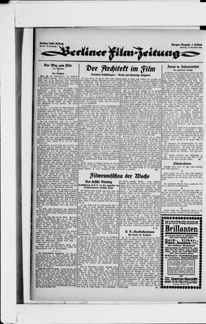 Berliner Volkszeitung vom 19.12.1922