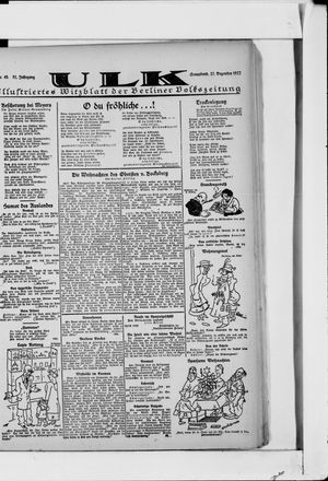 Berliner Volkszeitung vom 23.12.1922