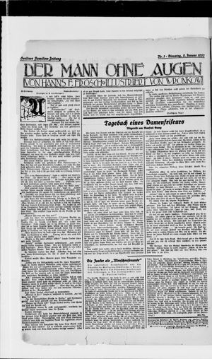 Berliner Volkszeitung vom 02.01.1923