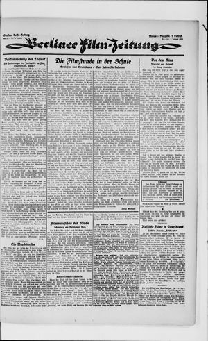 Berliner Volkszeitung vom 09.01.1923