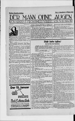 Berliner Volkszeitung vom 13.01.1923