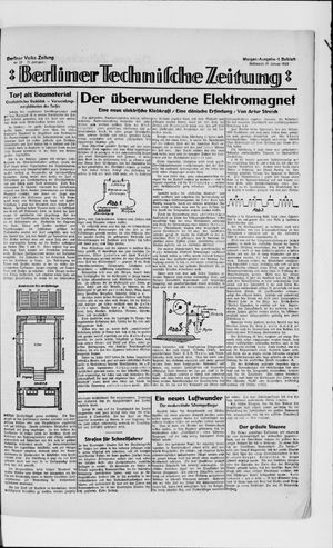 Berliner Volkszeitung vom 17.01.1923