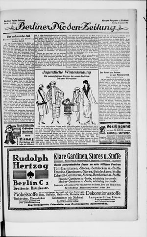 Berliner Volkszeitung on Jan 21, 1923