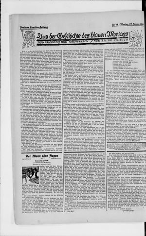 Berliner Volkszeitung vom 22.01.1923