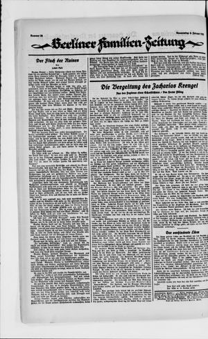 Berliner Volkszeitung vom 08.02.1923
