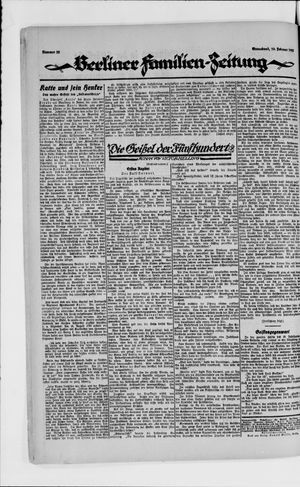Berliner Volkszeitung on Feb 10, 1923