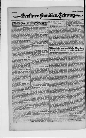 Berliner Volkszeitung vom 12.02.1923