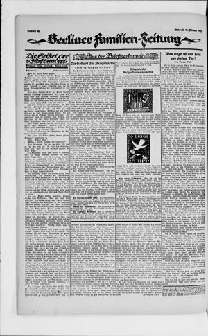 Berliner Volkszeitung vom 21.02.1923