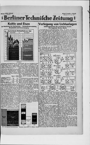 Berliner Volkszeitung vom 21.02.1923