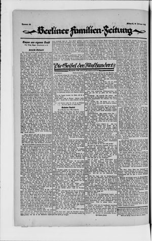 Berliner Volkszeitung on Feb 28, 1923