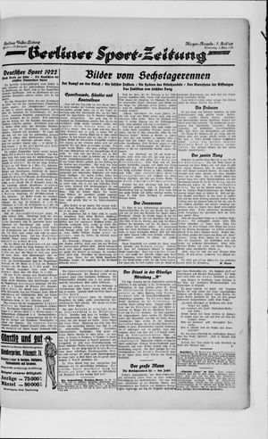 Berliner Volkszeitung vom 01.03.1923