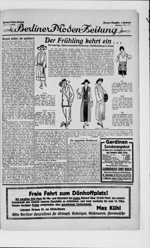 Berliner Volkszeitung on Mar 4, 1923