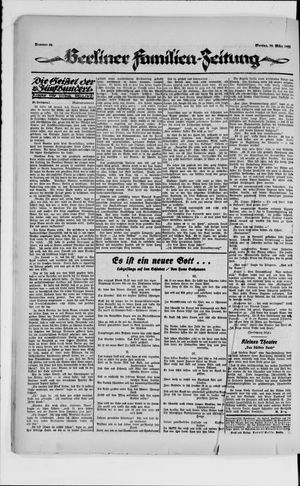 Berliner Volkszeitung vom 19.03.1923