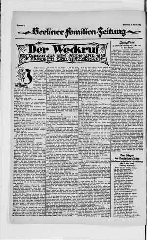 Berliner Volkszeitung vom 03.04.1923