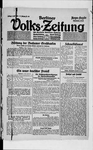 Berliner Volkszeitung on Apr 6, 1923