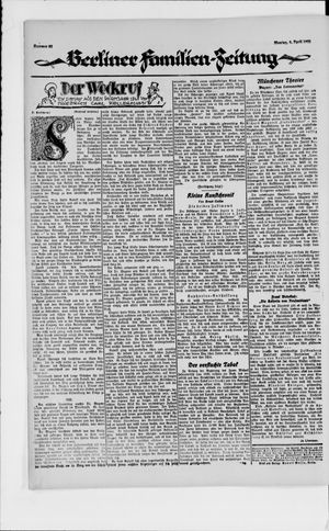 Berliner Volkszeitung on Apr 9, 1923