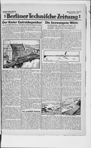 Berliner Volkszeitung on Apr 11, 1923