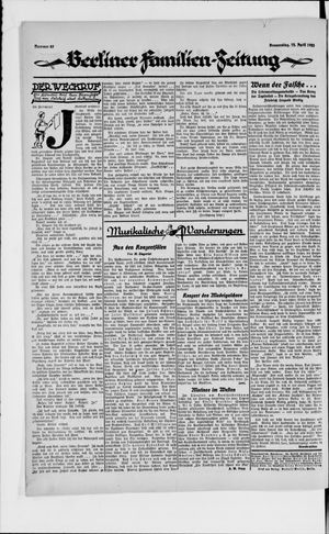 Berliner Volkszeitung vom 12.04.1923