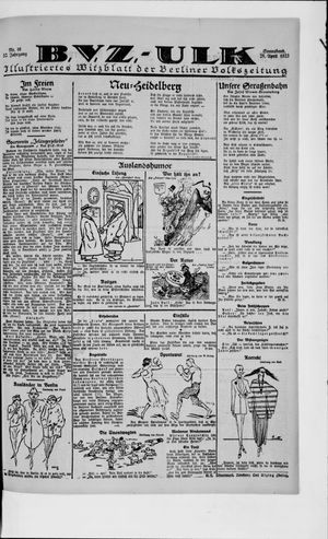 Berliner Volkszeitung on Apr 28, 1923
