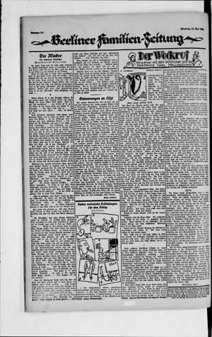 Berliner Volkszeitung vom 15.05.1923