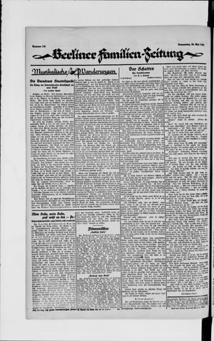 Berliner Volkszeitung vom 24.05.1923