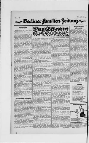 Berliner Volkszeitung on May 30, 1923