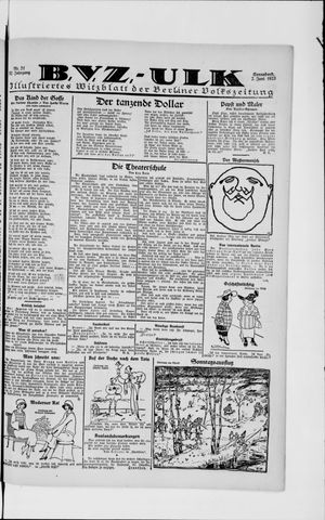 Berliner Volkszeitung on Jun 2, 1923