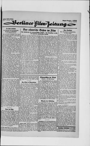 Berliner Volkszeitung vom 05.06.1923