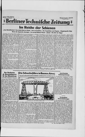 Berliner Volkszeitung vom 05.06.1923