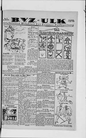 Berliner Volkszeitung vom 09.06.1923